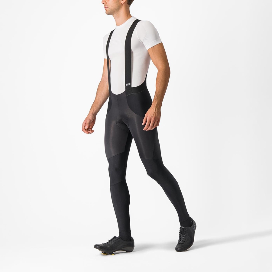 Black Men Castelli SORPASSO RoS Bib Tights | 619WCAODZ