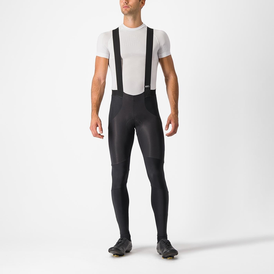 Black Men Castelli SORPASSO RoS Bib Tights | 619WCAODZ