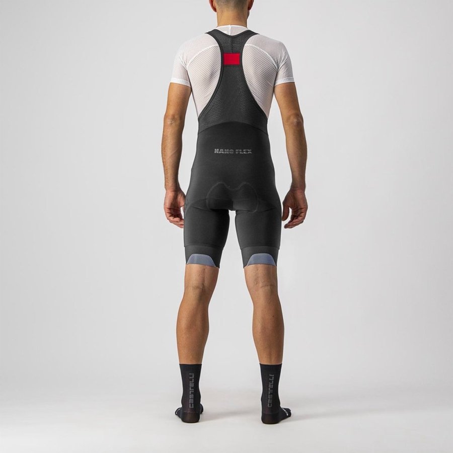 Black Men Castelli TUTTO NANO Bib Shorts | 734KMYEUX