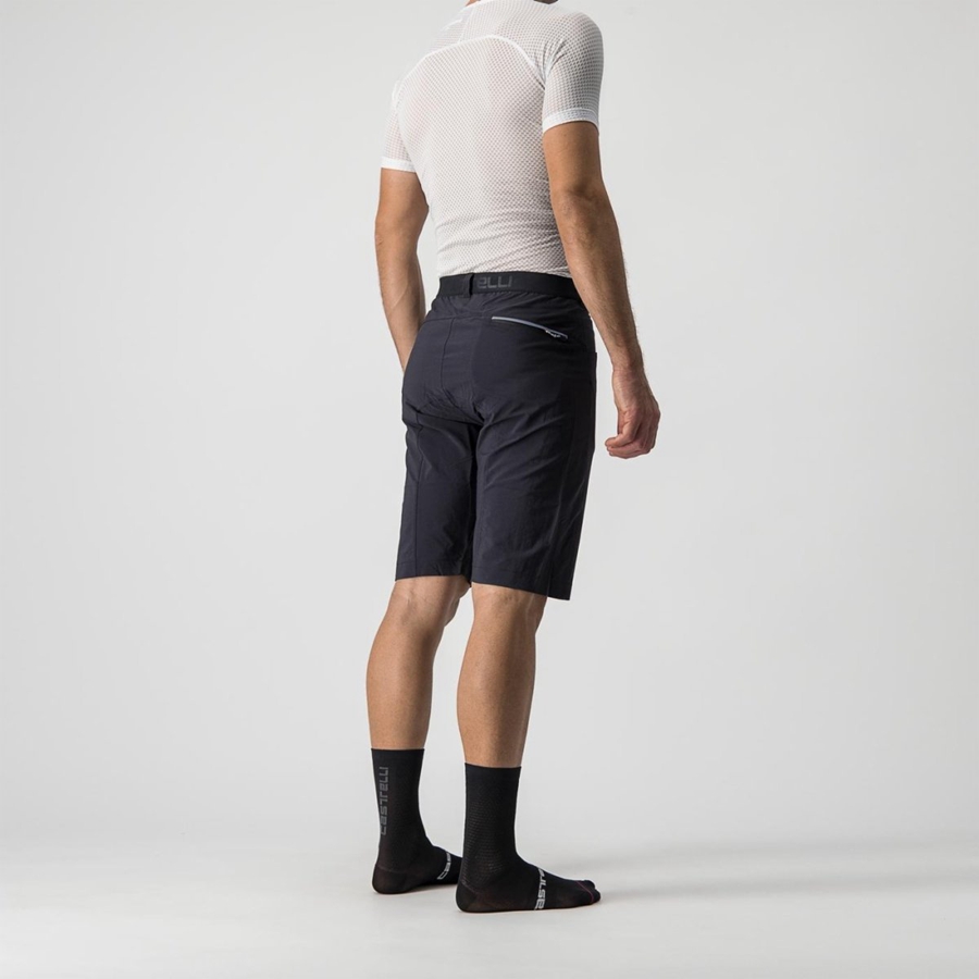 Black Men Castelli UNLIMITEDGY Shorts | 230GFZPHJ