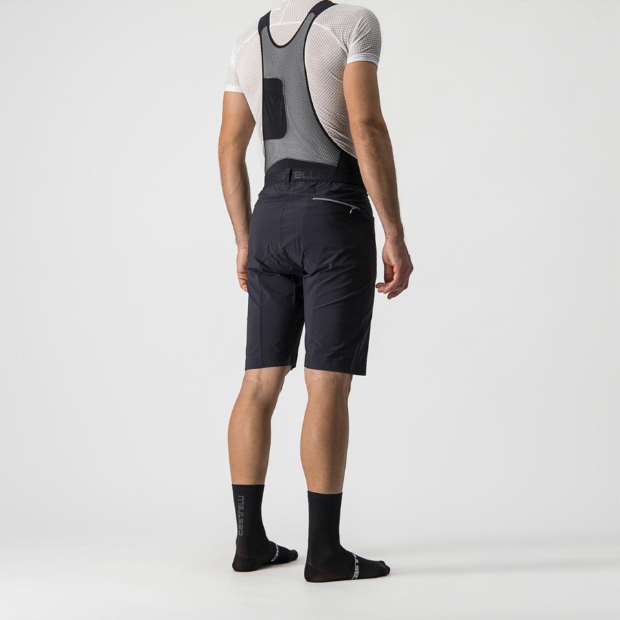 Black Men Castelli UNLIMITEDGY Shorts | 230GFZPHJ