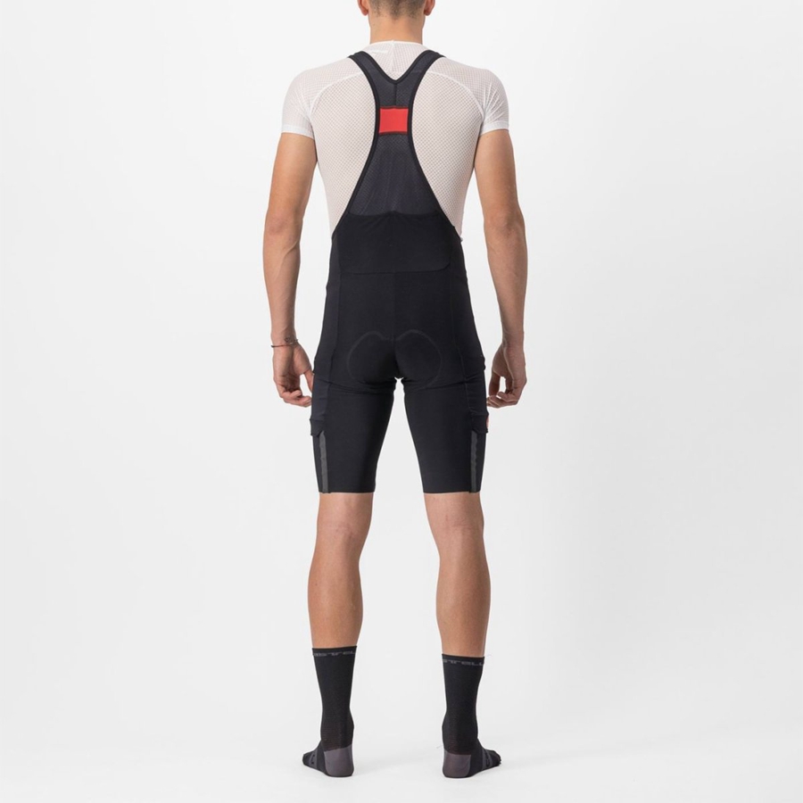 Black Men Castelli UNLIMITED THERMAL Bib Shorts | 894HWCAYJ