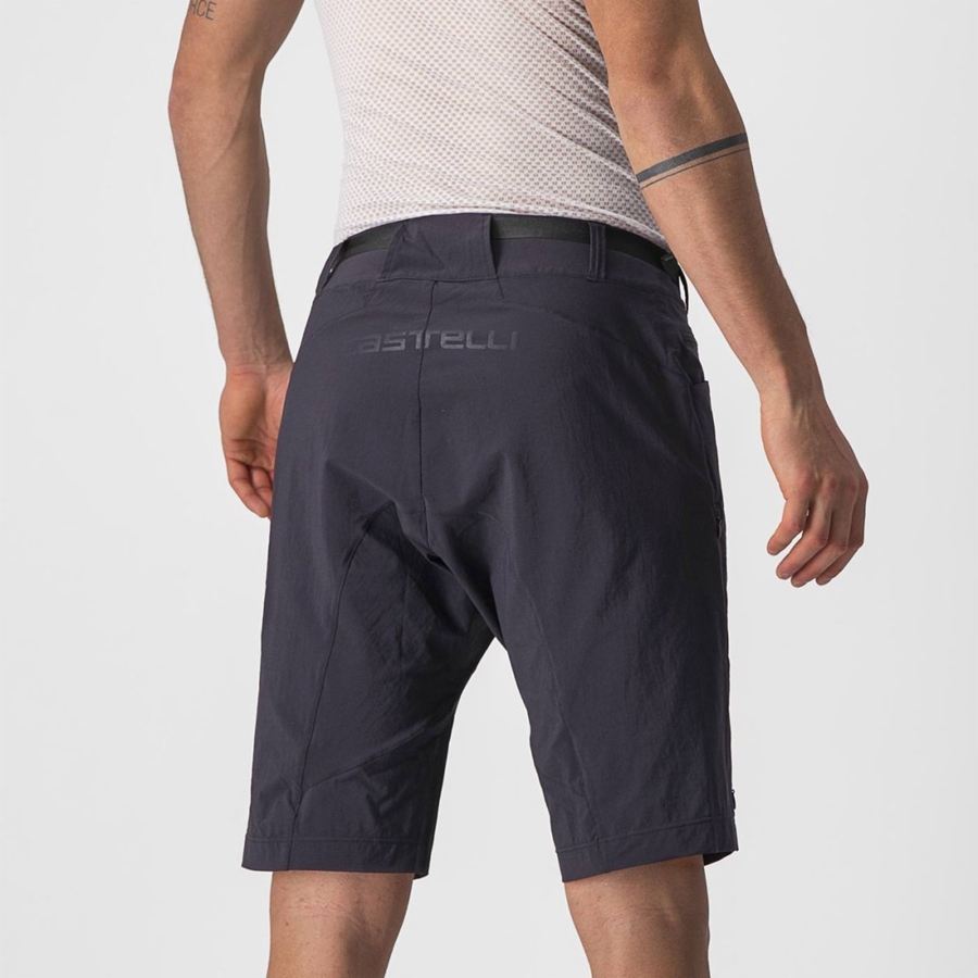 Black Men Castelli UNLIMITED TRAILGY Shorts | 629BGAFYP