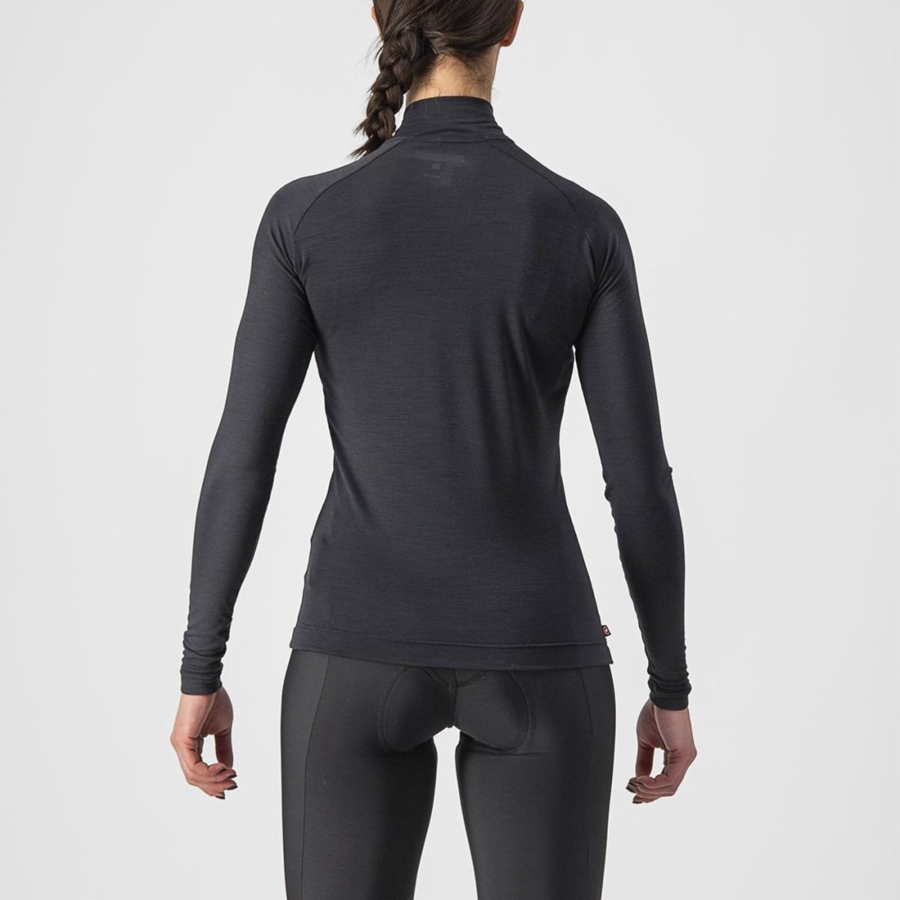 Black Women Castelli BANDITO WOOL W LS Base Layer | 451RMGHCS