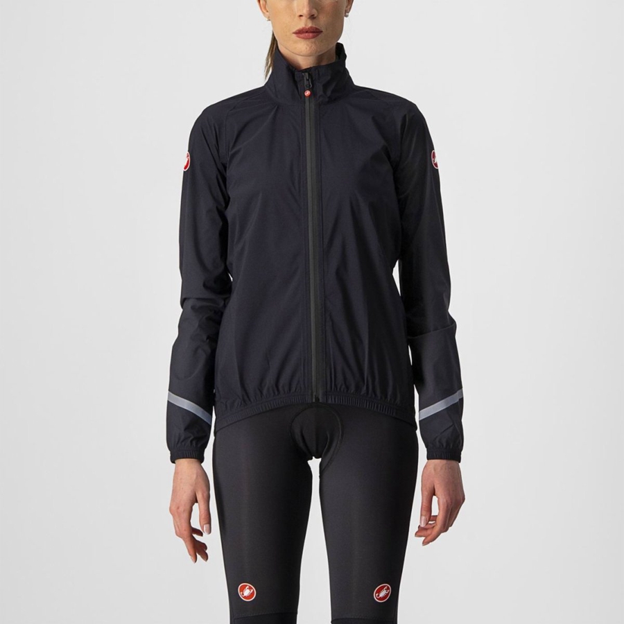 Black Women Castelli EMERGENCY 2 W RAIN Protection | 246ECBSXY