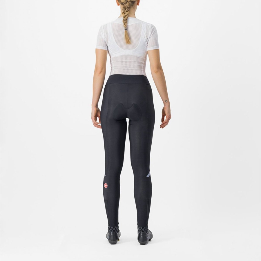 Black Women Castelli ENTRATA W Leggings | 904UYEJZB