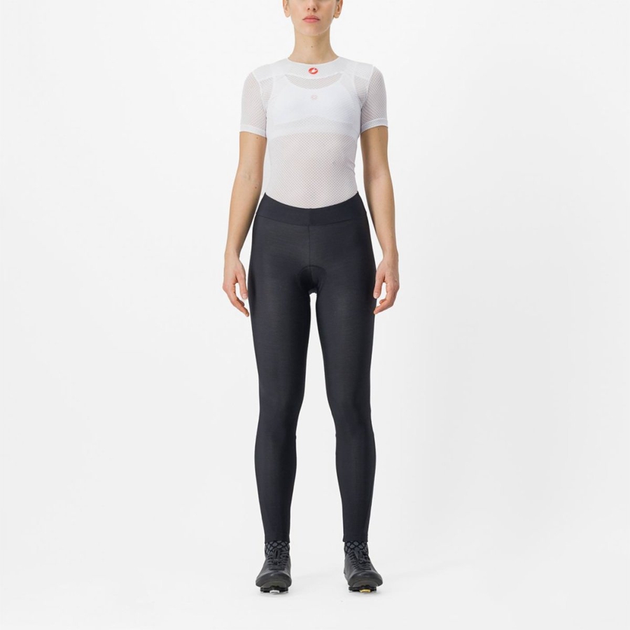 Black Women Castelli ENTRATA W Leggings | 904UYEJZB