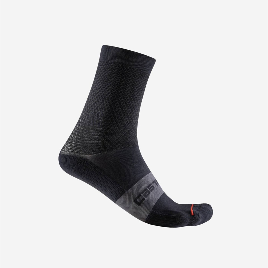 Black Women Castelli ESPRESSO W 12 Socks | 231SMLREO