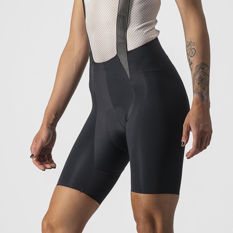 Black Women Castelli FREE AERO RC W Bib Shorts | 540NUJYXM