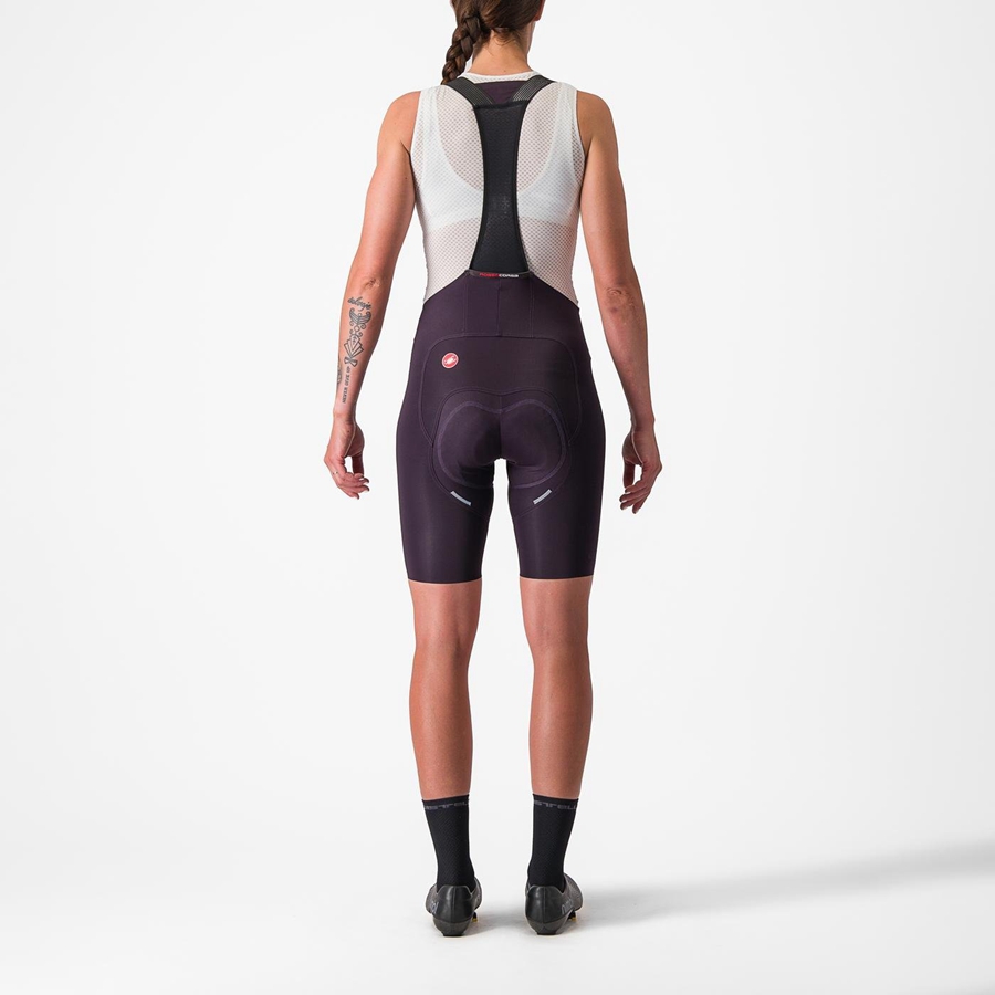 Black Women Castelli FREE AERO RC W Bib Shorts | 578HCQNFT