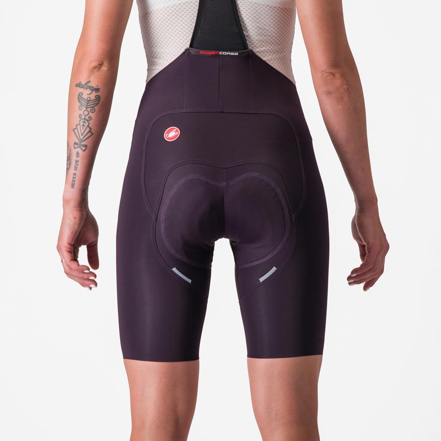 Black Women Castelli FREE AERO RC W Bib Shorts | 578HCQNFT