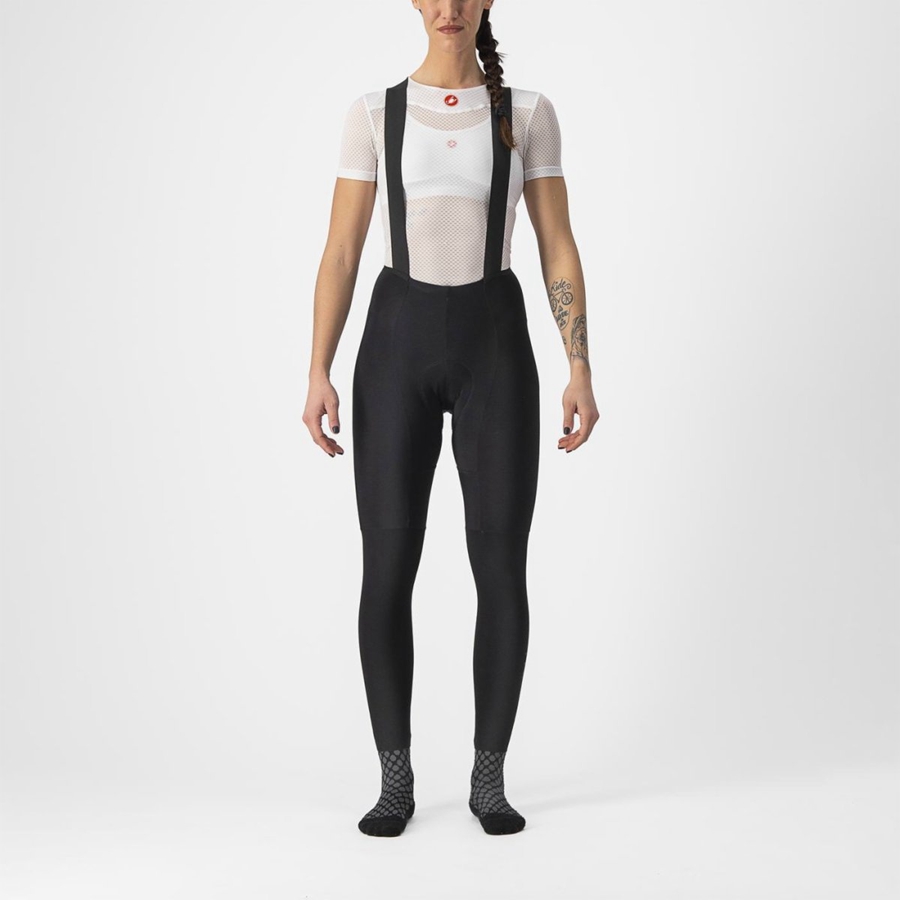 Black Women Castelli FREE AERO RC W DT Bib Tights | 027HEQUMV