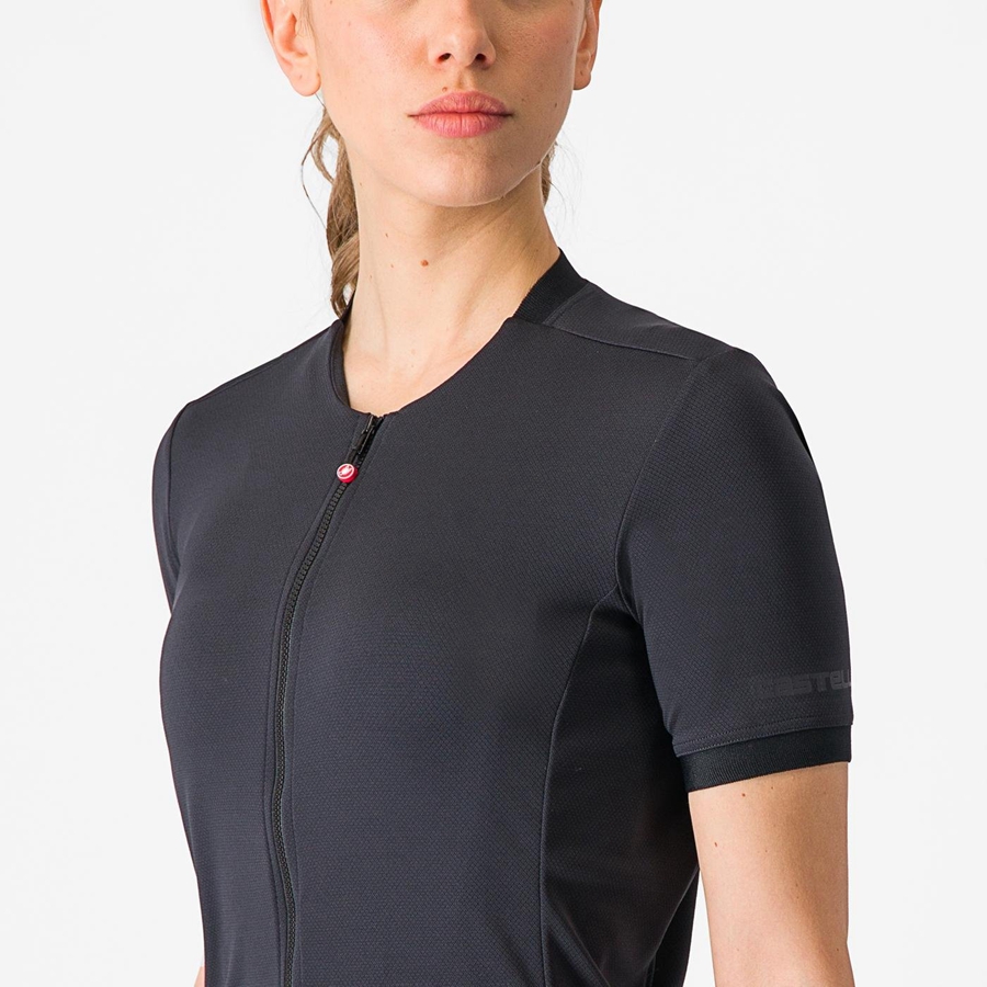 Black Women Castelli LIBERA Jersey | 961KGPUOY