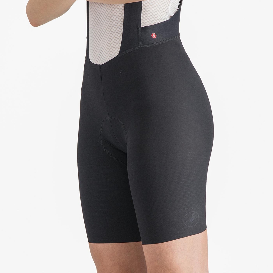 Black Women Castelli PREMIO W Bib Shorts | 074GNCSWE