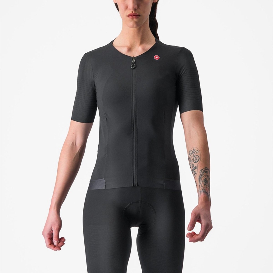 Black Women Castelli PREMIO W Jersey | 531SGLAJY