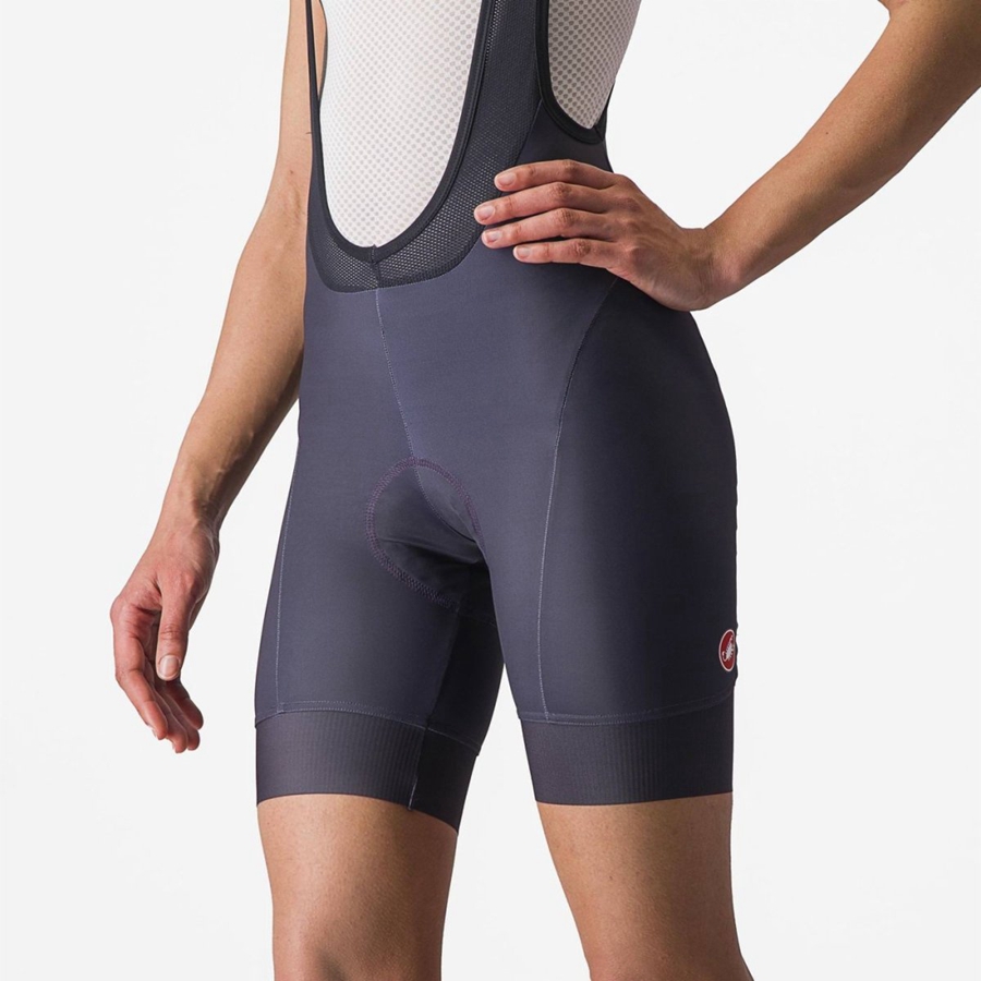 Black Women Castelli PRIMA Bib Shorts | 721QDEJKN