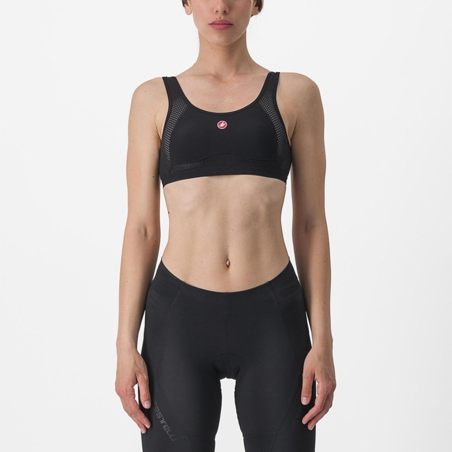 Black Women Castelli ROSSO CORSA BRA Base Layer | 239UIBWRD