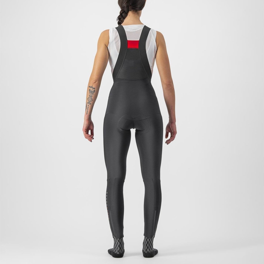 Black Women Castelli SORPASSO RoS W Bib Tights | 361TUIYXA