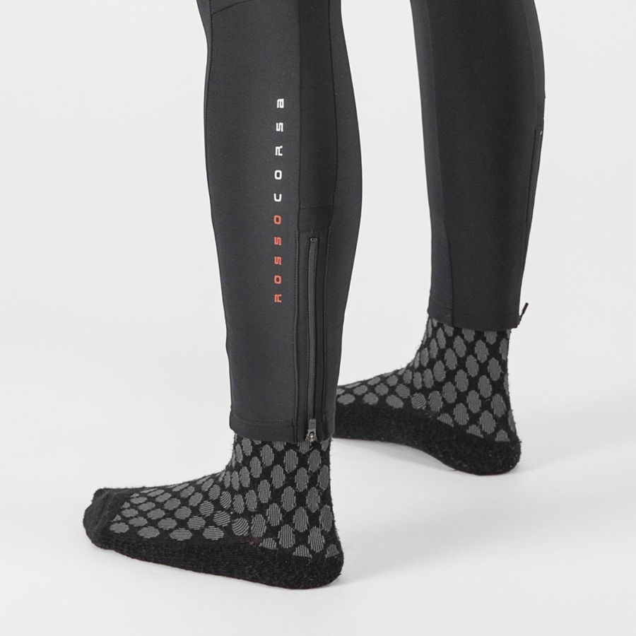 Black Women Castelli SORPASSO RoS W Bib Tights | 361TUIYXA