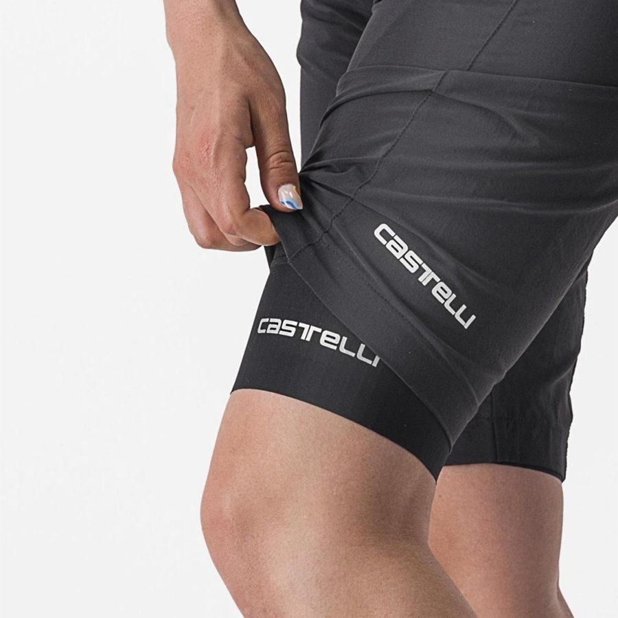 Black Women Castelli TRAIL W LINER Shorts | 602ZEBXDY