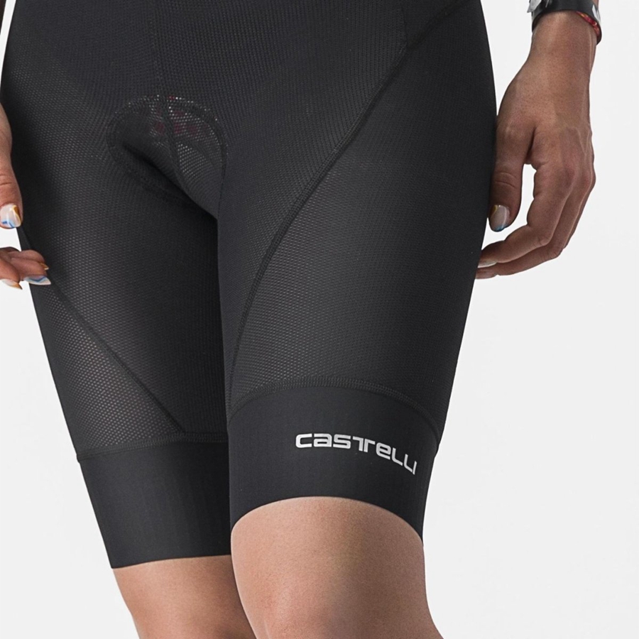 Black Women Castelli TRAIL W LINER Shorts | 602ZEBXDY