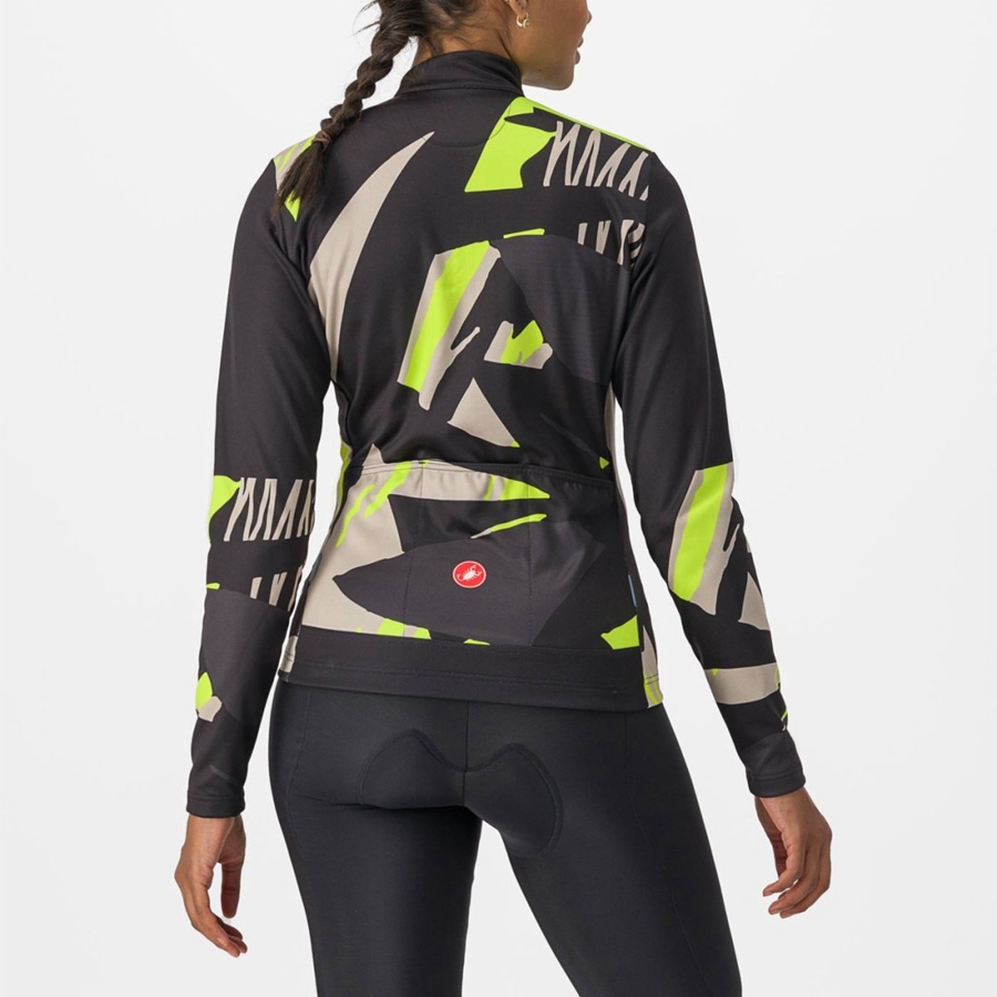 Black Women Castelli TROPICALE LS Jersey | 017HULRAY