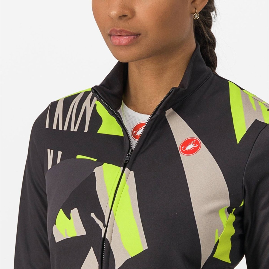 Black Women Castelli TROPICALE LS Jersey | 017HULRAY