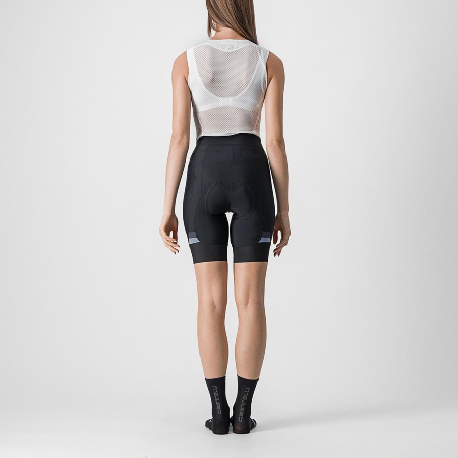 Black / Dark Grey Women Castelli PRIMA Shorts | 890WEZTVG