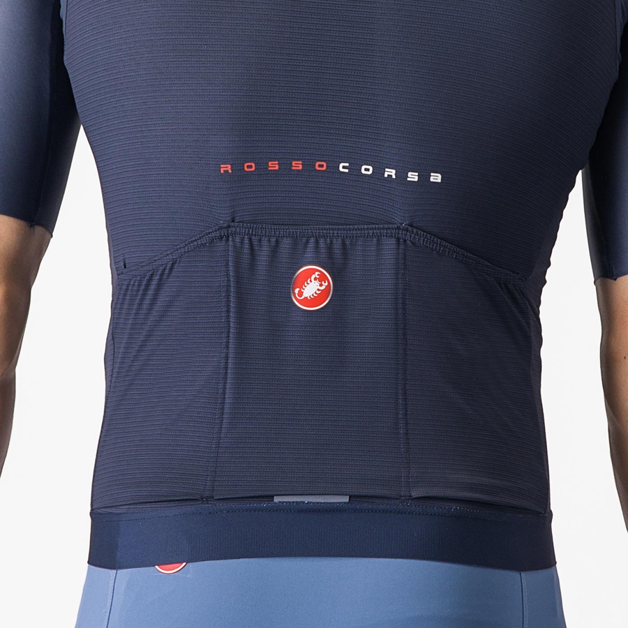 Blue Men Castelli AERO RACE 7.0 Jersey | 926CTLBNO