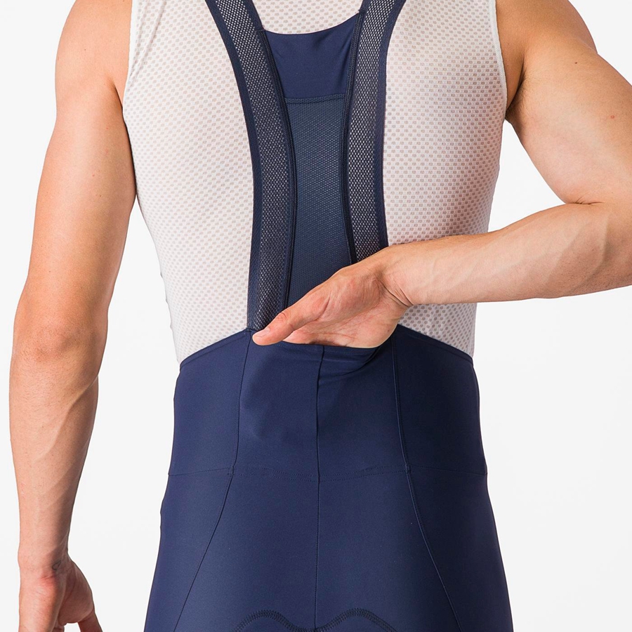 Blue Men Castelli ESPRESSO Bib Shorts | 954JVCYKS