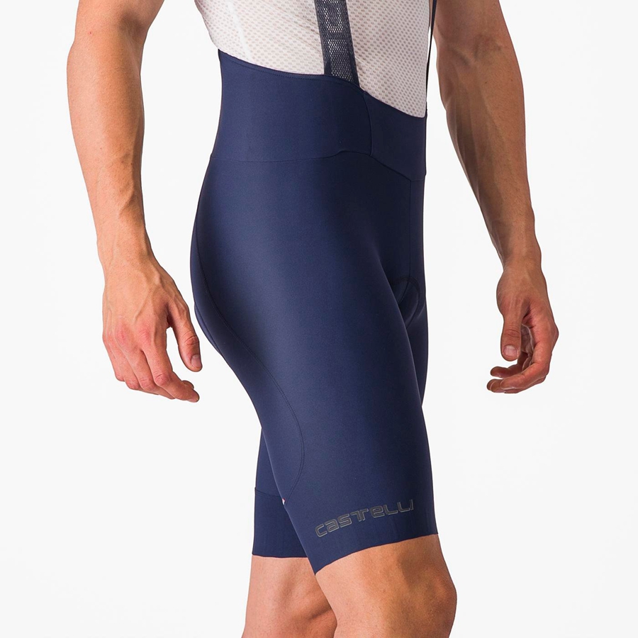 Blue Men Castelli ESPRESSO Bib Shorts | 954JVCYKS