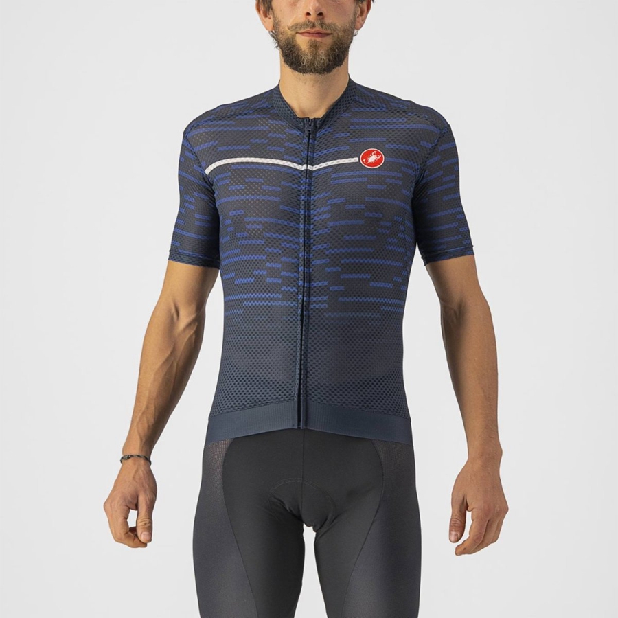 Blue Men Castelli INSIDER Jersey | 394WSLCNM