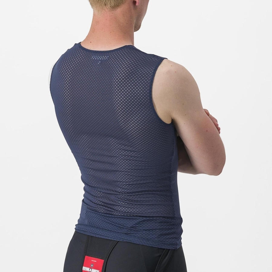 Blue Men Castelli PRO MESH 2.0 SLEEVELESS Base Layer | 635UFIYXS