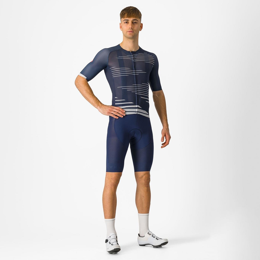 Blue Men Castelli SUPERLEGGERA Bib Shorts | 569MXFDQJ