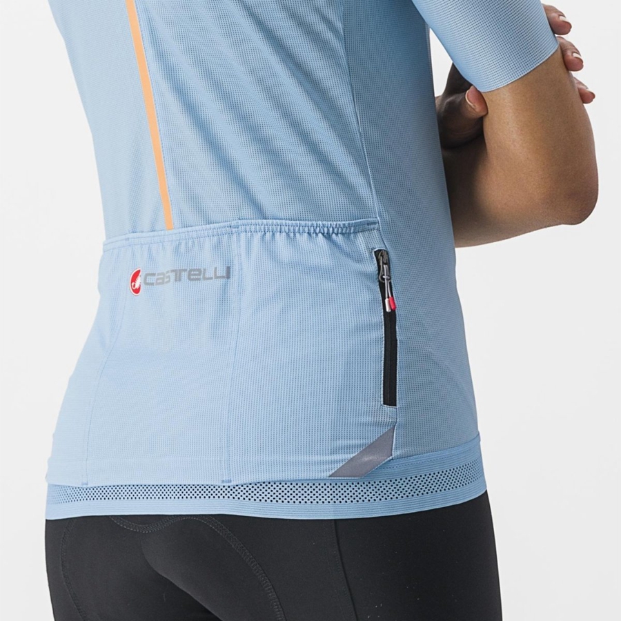 Blue Women Castelli ENDURANCE W Jersey | 538GZOUEJ