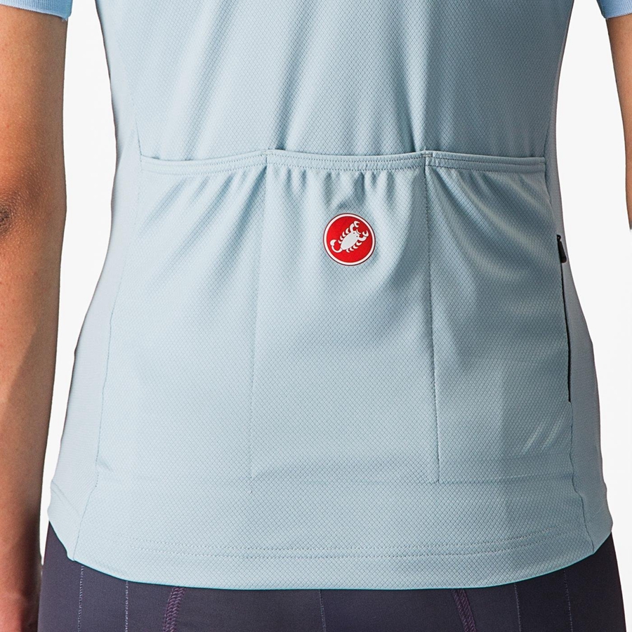 Blue Women Castelli LIBERA Jersey | 083CRYVHD