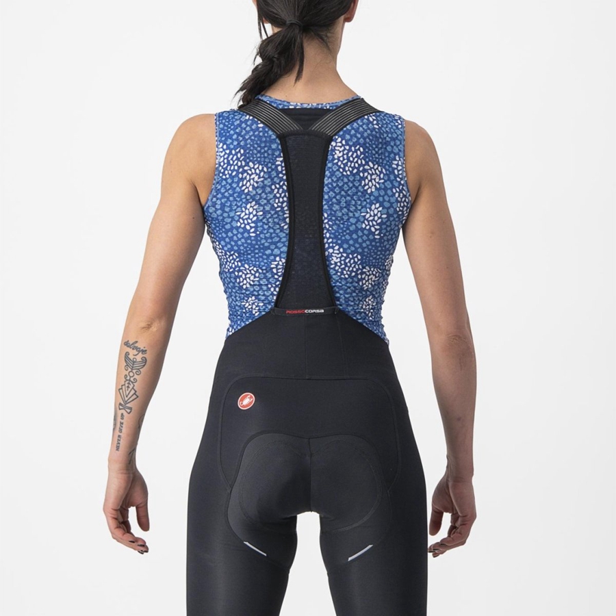 Blue Women Castelli PRO MESH 4 W SLEEVELESS Base Layer | 620KWEGYX