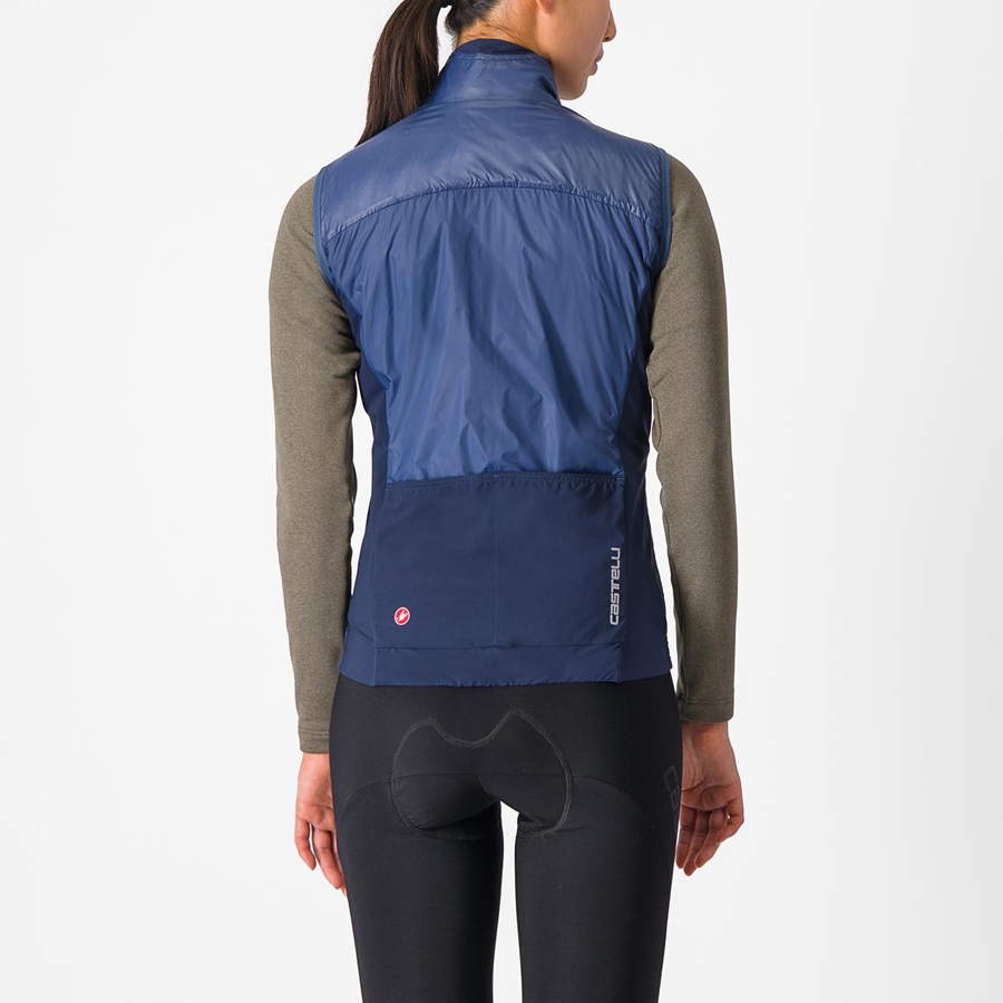 Blue / Blue Women Castelli UNLIMITED W PUFFY Vest | 356ESMLQO