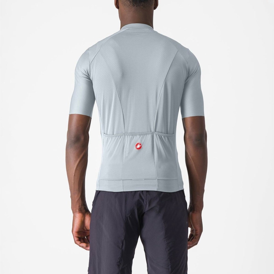 Blue / Grey Men Castelli UNLIMITED ENTRATA 2 Jersey | 758CDNZTU