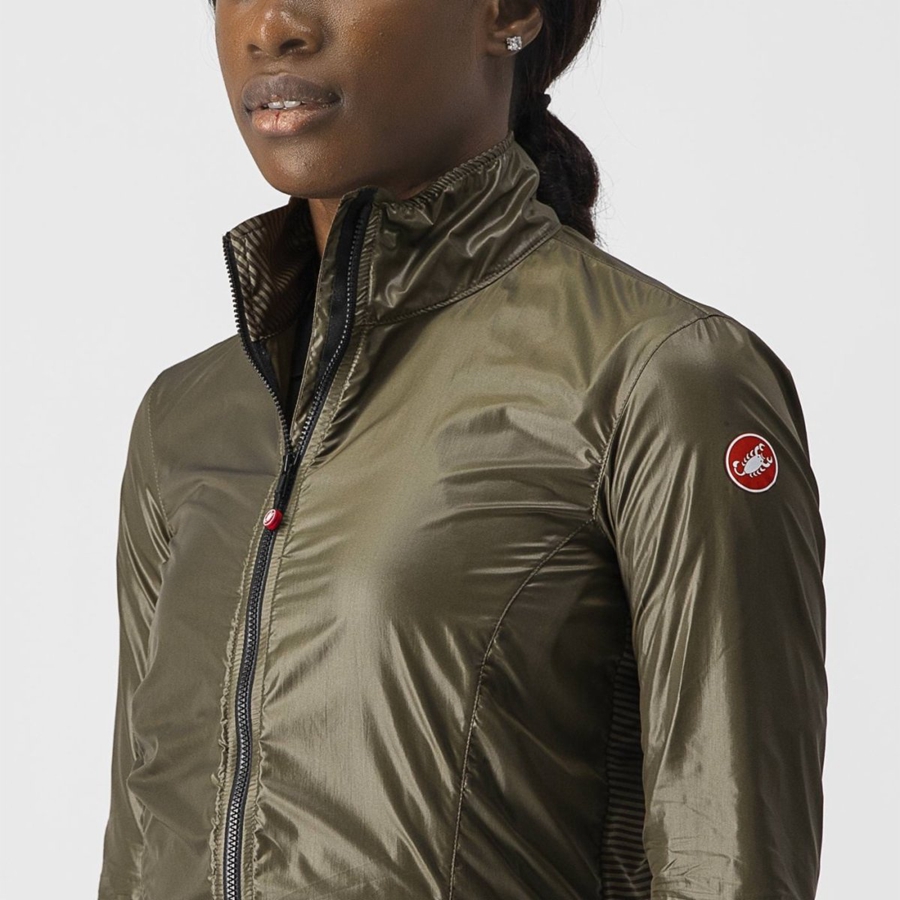 Brown Women Castelli ARIA SHELL W Protection | 693NLQEIS