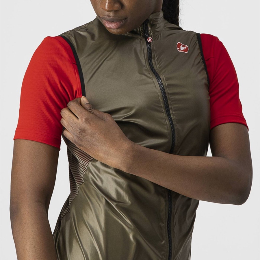 Brown Women Castelli ARIA W Vest | 237MZXSWQ