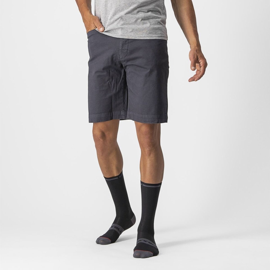 Dark Blue Men Castelli VG 5 POCKET Shorts | 085JXDZIB