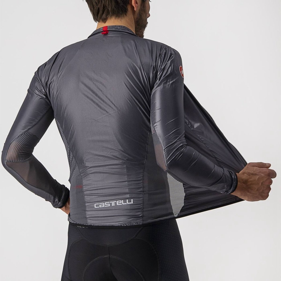 Dark Grey Men Castelli ARIA SHELL Protection | 820JWPFUY