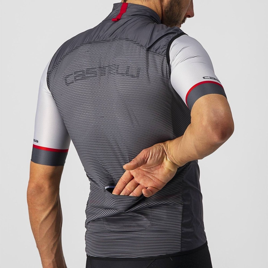 Dark Grey Men Castelli ARIA Vest | 724LMTUNI