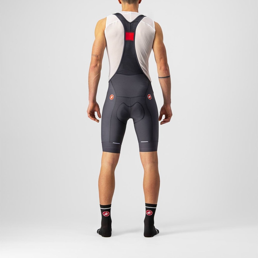 Dark Grey Men Castelli COMPETIZIONE Bib Shorts | 862OAWKRF