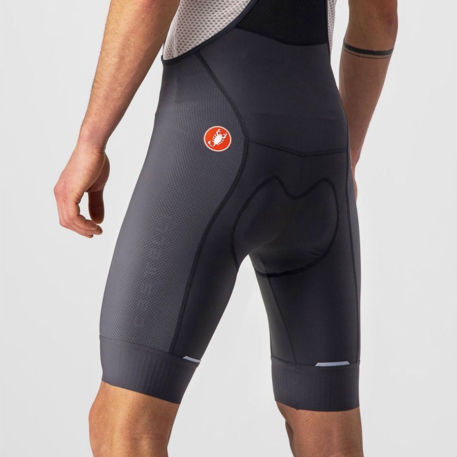 Dark Grey Men Castelli COMPETIZIONE Bib Shorts | 862OAWKRF