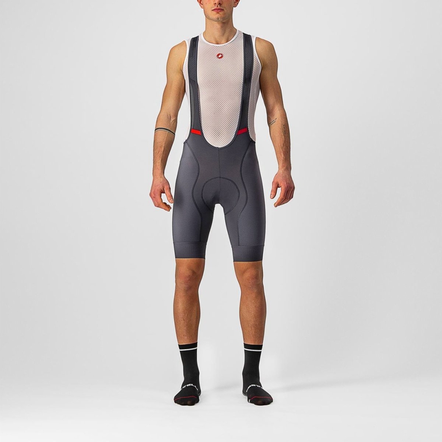 Dark Grey Men Castelli COMPETIZIONE Bib Shorts | 862OAWKRF