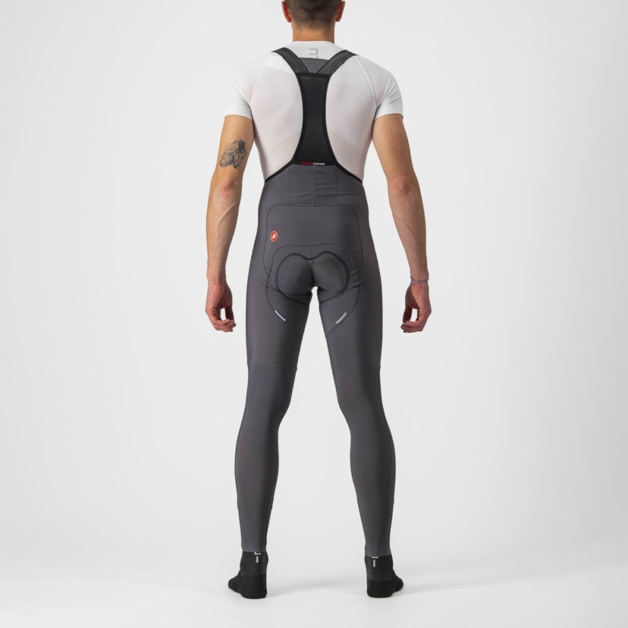 Dark Grey Men Castelli FREE AERO RC Bib Tights | 158UXSHBC