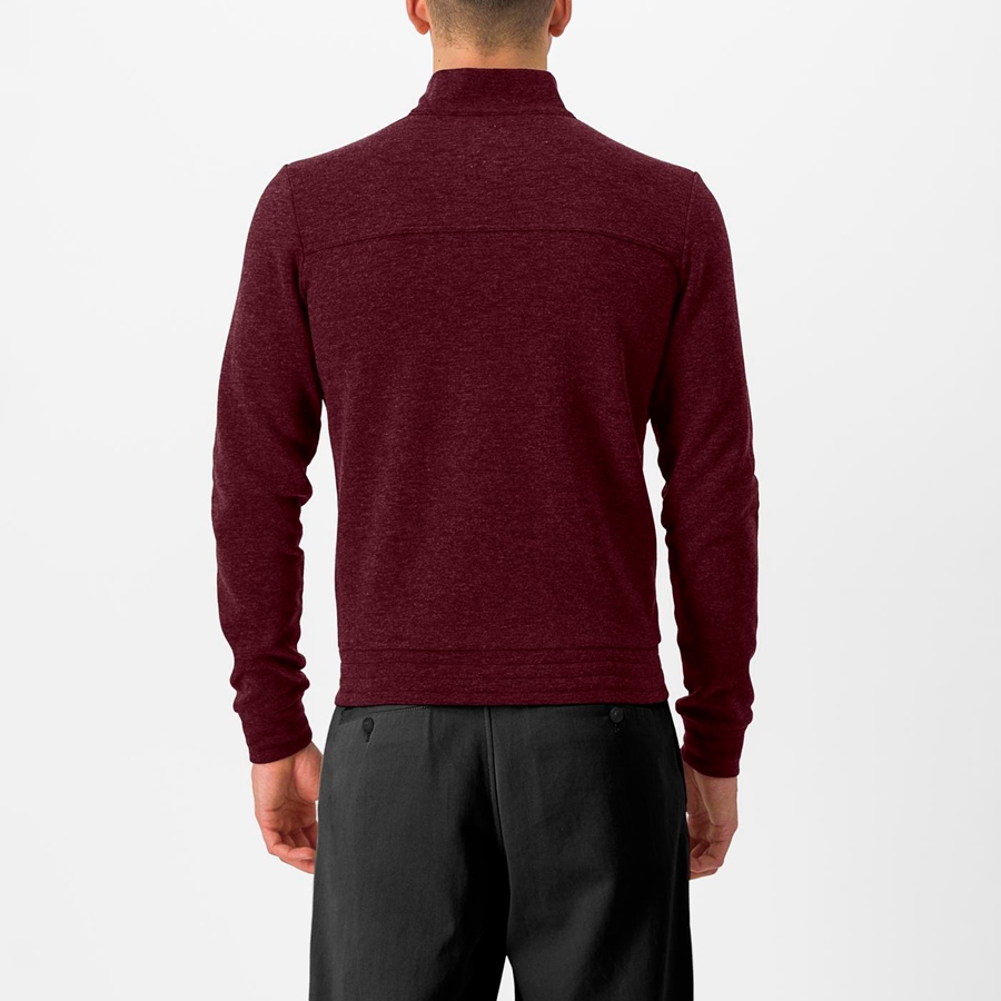 Deep Burgundy Men Castelli VIGORELLI TRACK Casual | 517MNVDXY