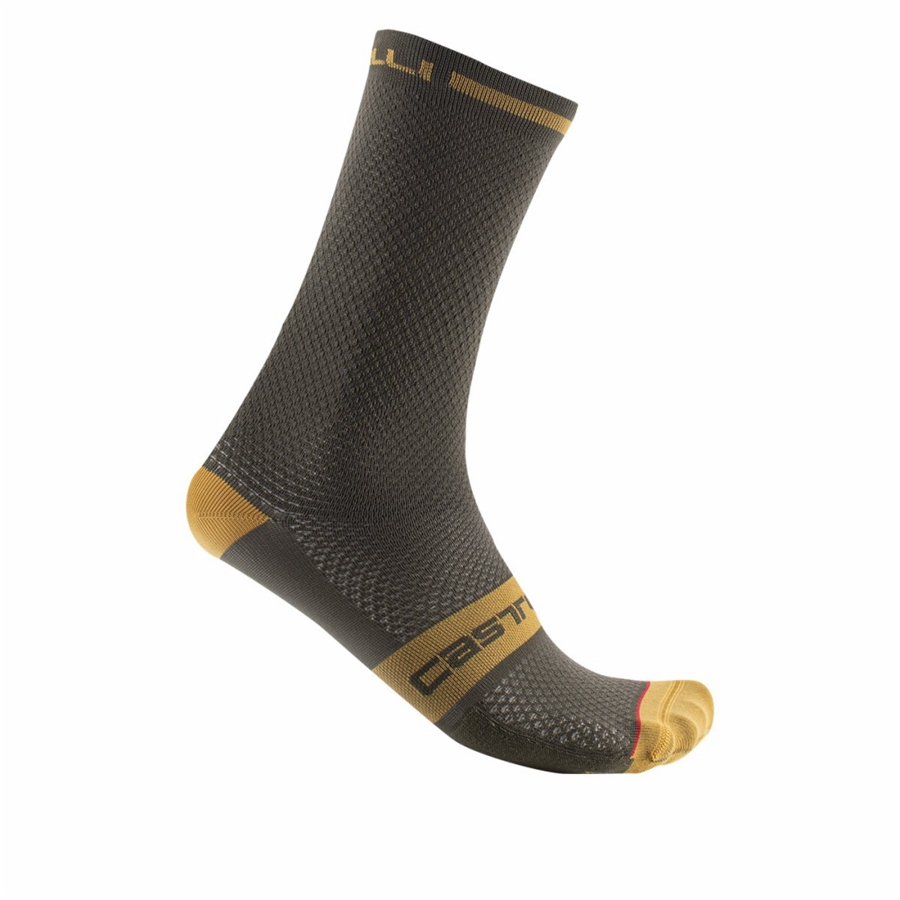 Deep Green Men Castelli SUPERLEGGERA T 18 Socks | 754UYCDQT